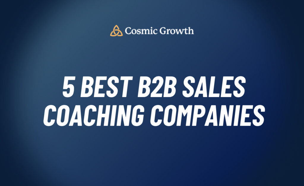 Best B2B Coaching Companies